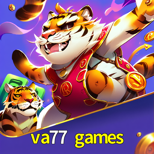 Imagem promocional da va77 games mostrando a plataforma e suas vantagens